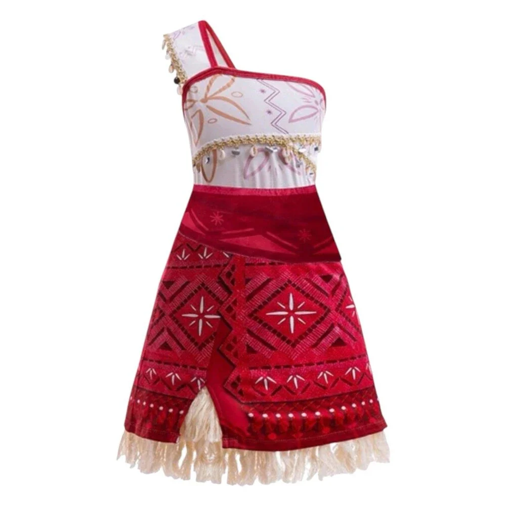 New Girls Kids Moana Dress Costume Size 140 (8-10yr)